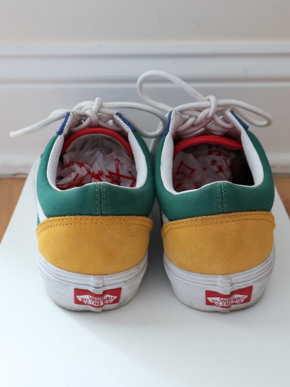 Vans Old Skool Low Top Artsy Primary Color-block Sneakers Indie Skater Grunge 8 - Picture 3 of 7